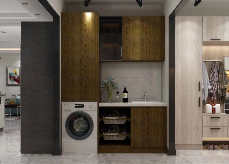 Custom Laundry Room Cabinets