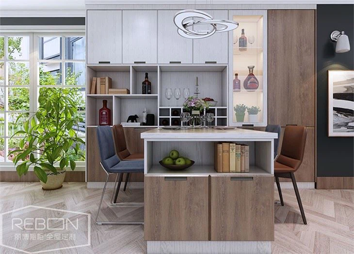 Contemporary PVC Kitchen Cabinets