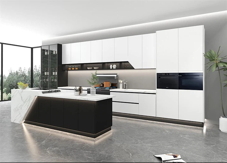 White Matte Kitchen Cabinet suppliers